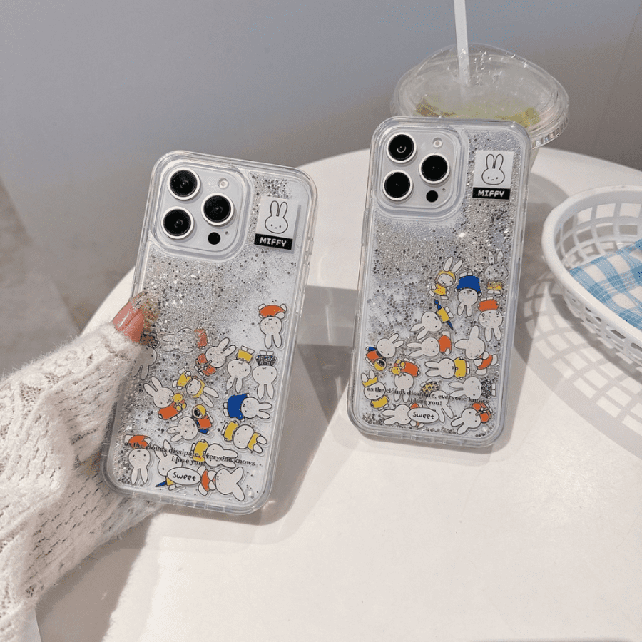 Miffy Glitter Phone Case - iPhone 13 Pro Max