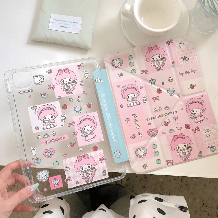 Tri-Fold My Melody iPad Cover