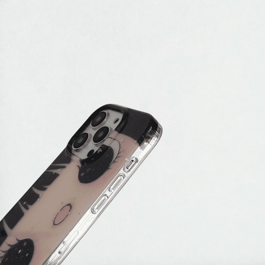 Anime Black Eyes iPhone 13 Pro Max Case
