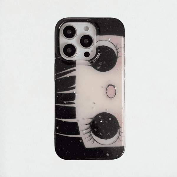 Anime Black Eyes iPhone 17 Pro Max Case