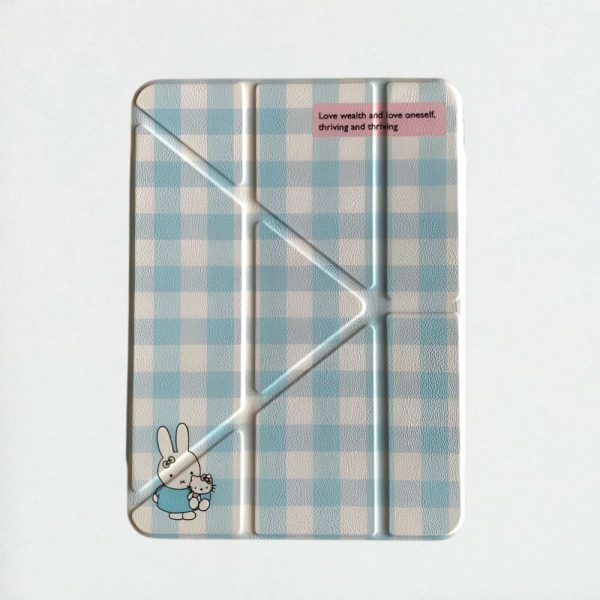 Blue Gingham Miffy iPad Case