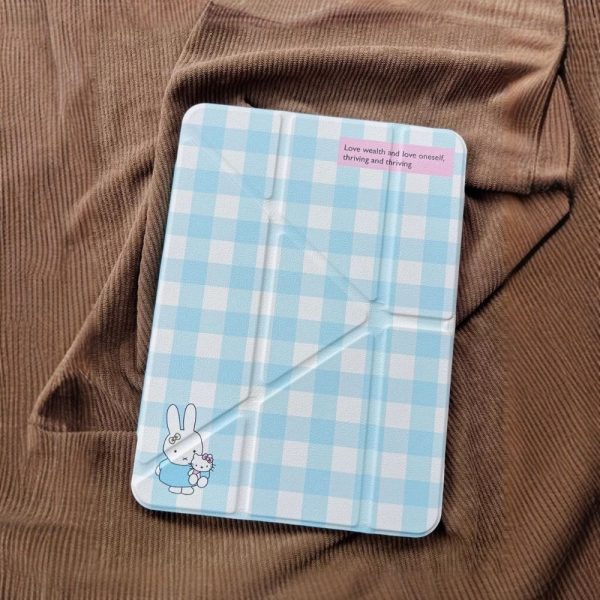 Blue Gingham Miffy iPad Pro Case