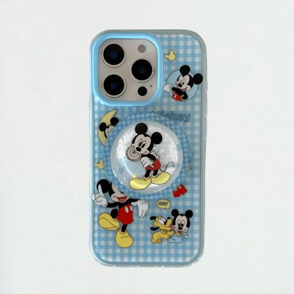 Blue Mickey Mouse iPhone 16 Pro Max Case
