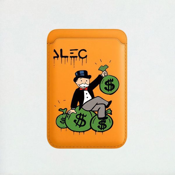 Alec Monopoly MagSafe Wallet - Orange