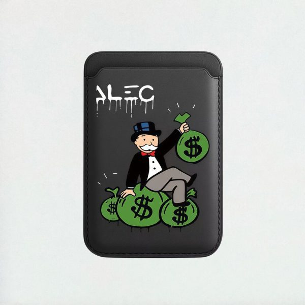 Alec Monopoly MagSafe Wallet - Black