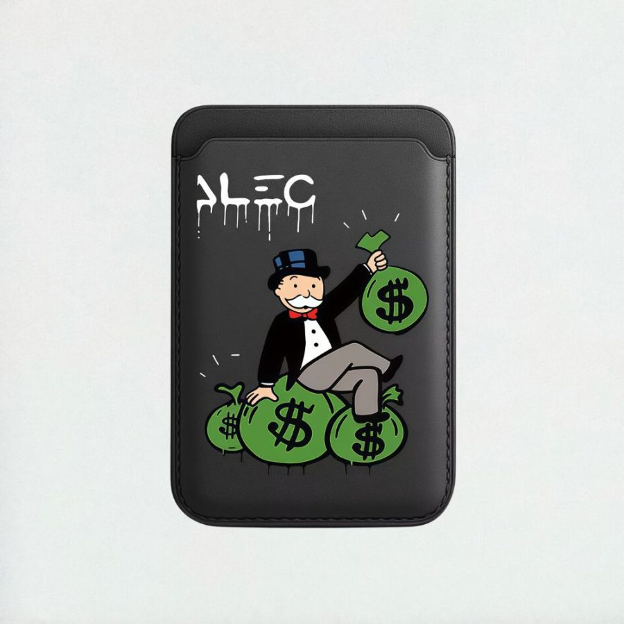 Alec Monopoly MagSafe Wallet - Black