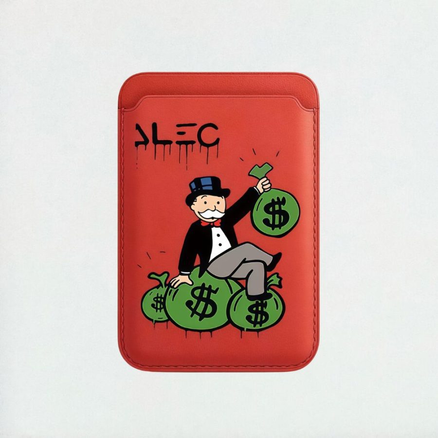 Alec Monopoly MagSafe Wallet - Red