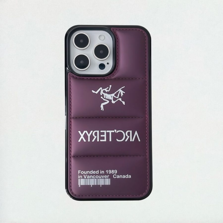 Arcteryx Puffer iPhone Case - Copper Rose