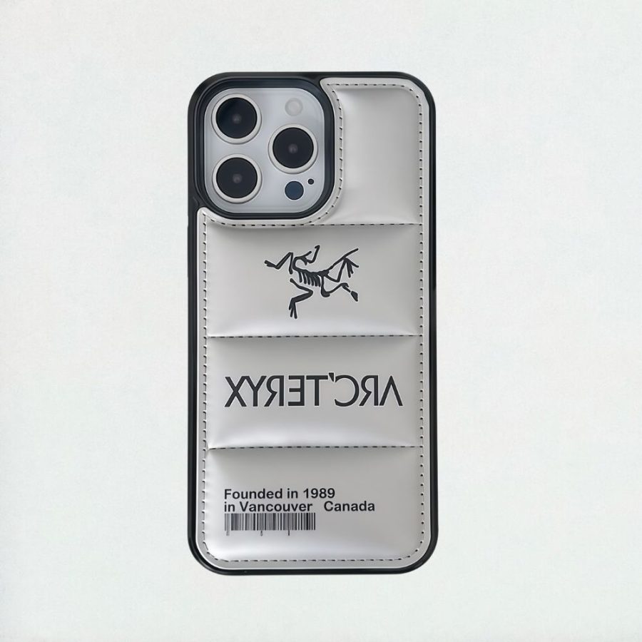 Arcteryx Puffer iPhone Case - Silver