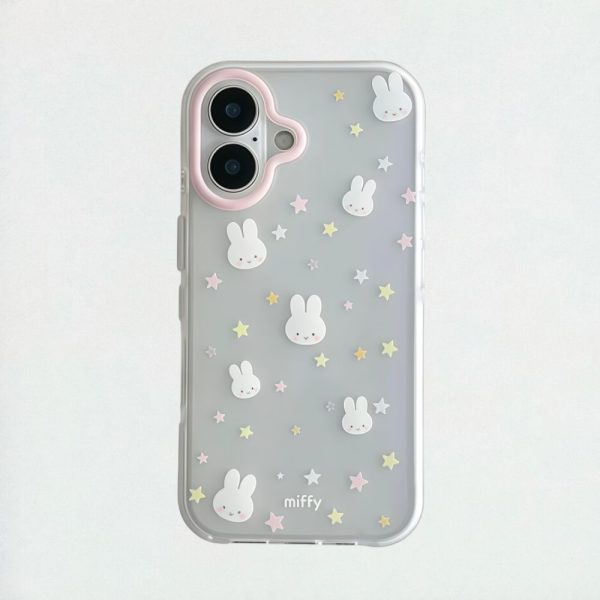 Colorful Stars Miffy iPhone Case - iPhone 17