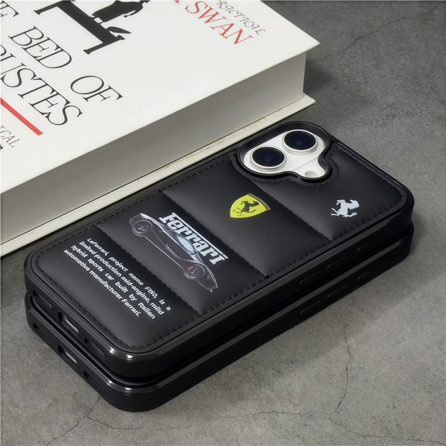 Black LaFerrari Puffer iPhone 17 Case