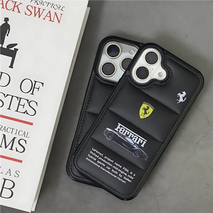 Black LaFerrari Puffer iPhone Case