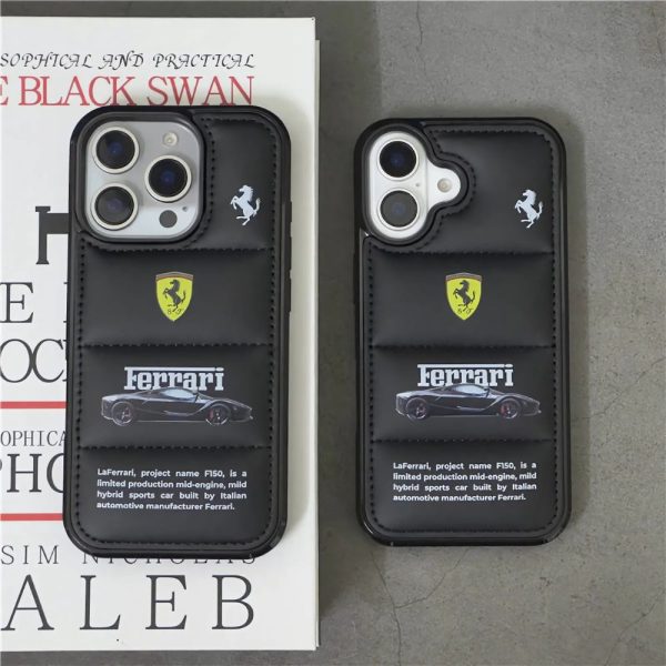 Black LaFerrari Puffer iPhone 17 Pro Max Case