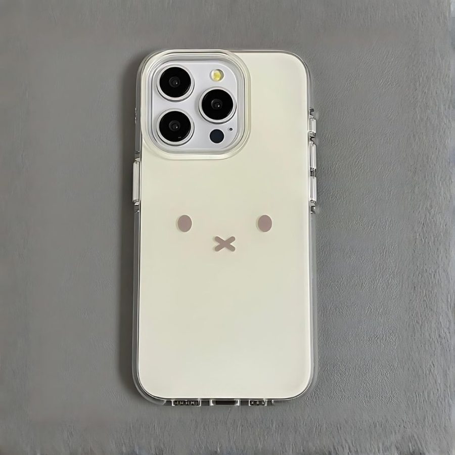 Minimalist Miffy iPhone Case - Yellow