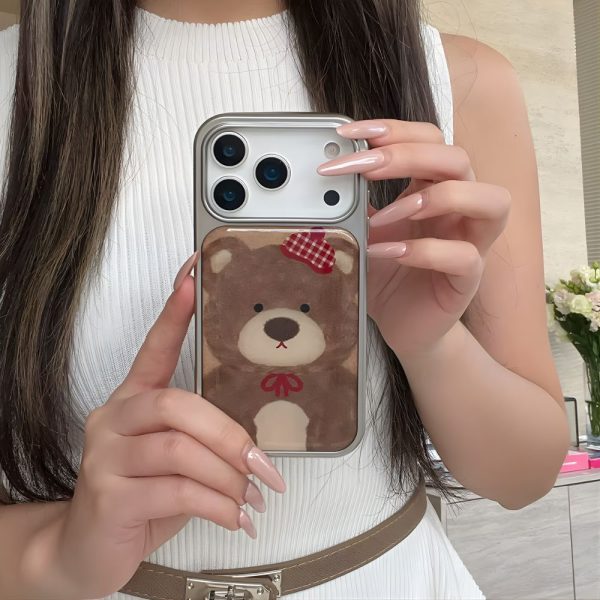 Brown Teddy Bear iPhone 17 Pro Max Case