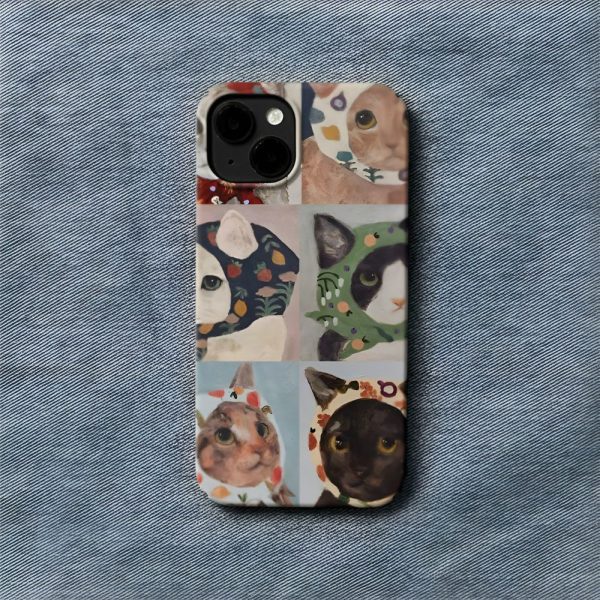 Painted Cats iPhone Case - iPhone 12