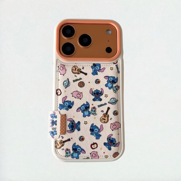 Playful Stitch Embroidered iPhone 17 Pro Max Case