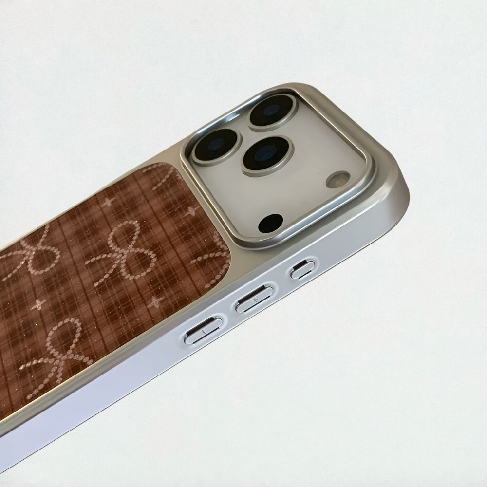 Brown Bow Phone Case - iPhone 16 Pro Max