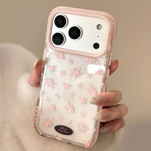 Pink Ribbon & Flowers iPhone 17 Pro Max Case