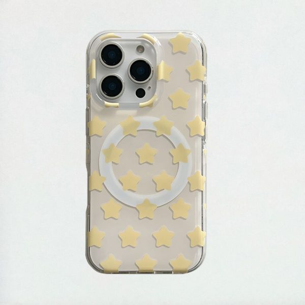 Yellow Star MagSafe iPhone Case