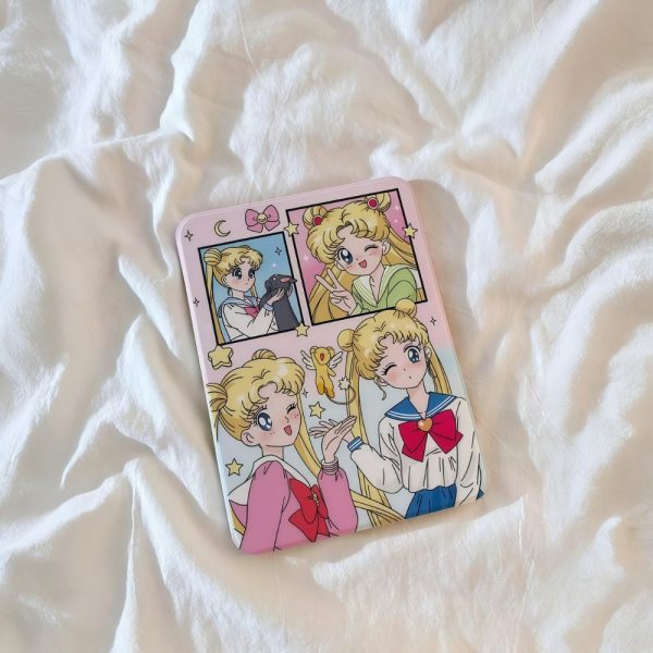Pink Anime Girl Sailor Moon iPad Case