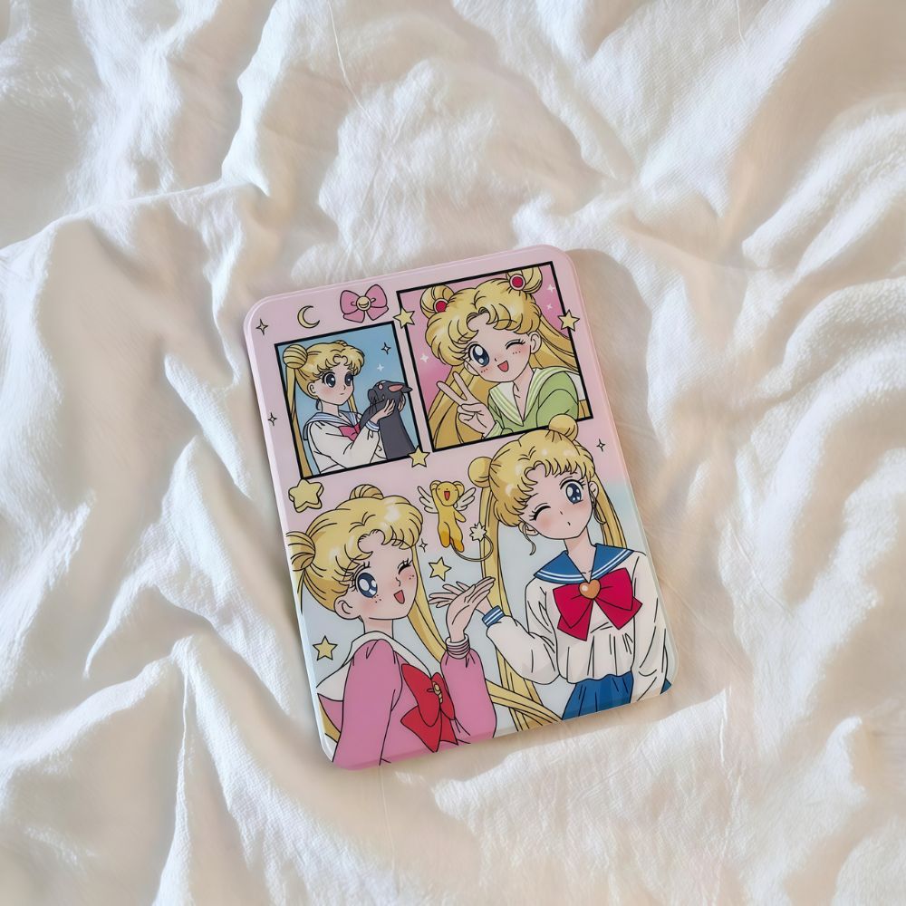 Pink Anime Girl Sailor Moon iPad Case