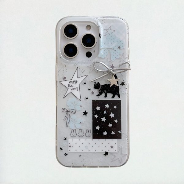 Dreamy Star Cat iPhone Case