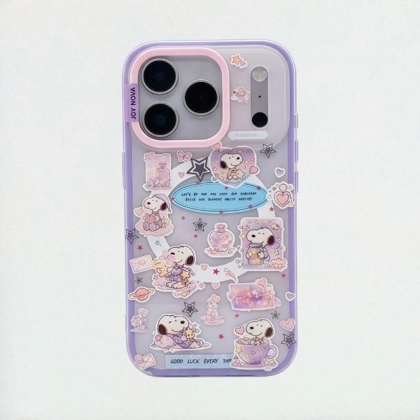 Dreamy Snoopy Sticker MagSafe iPhone Case