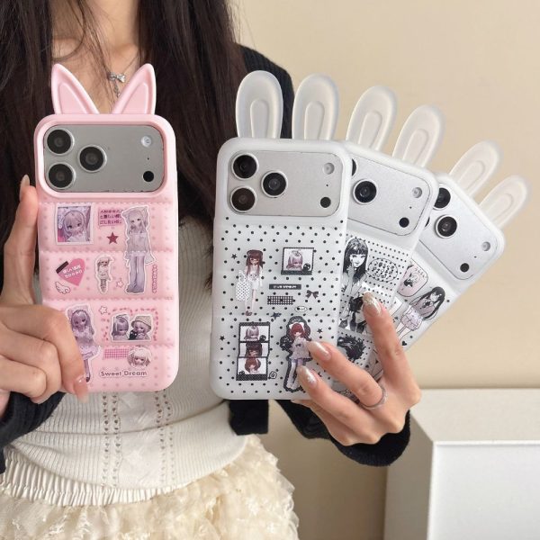 Y2K Anime Puffer iPhone 17 Pro Max Cases