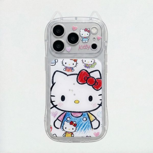 3D Hello Kitty Painted iPhone Case