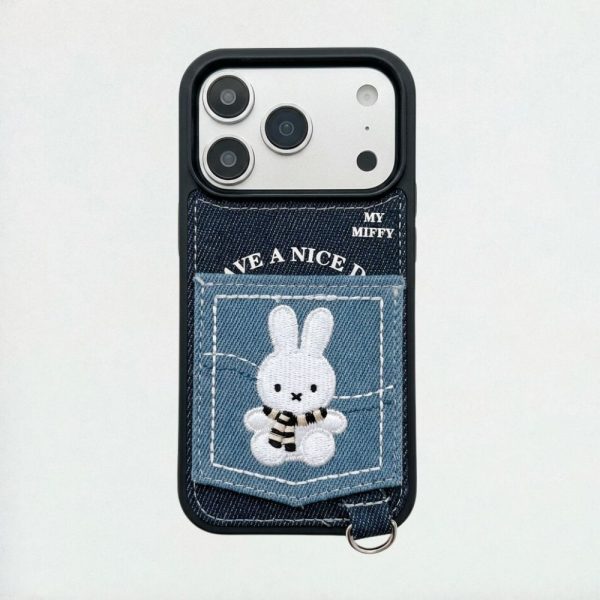 Miffy Denim Phone Case for iPhone 17 Pro Max