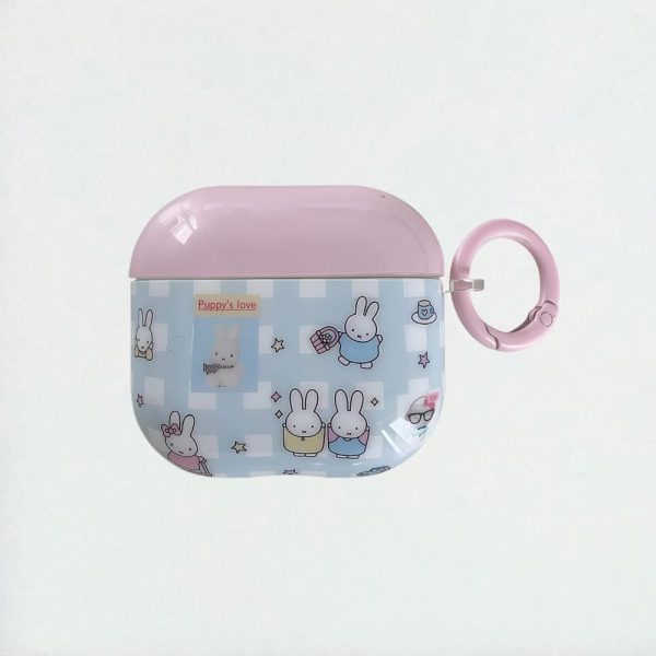 Cute Gingham Miffy AirPods Case