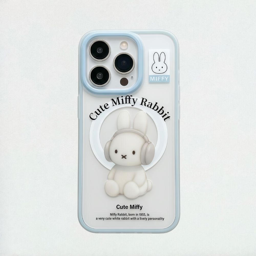 Cute Miffy Rabbit MagSafe iPhone Case