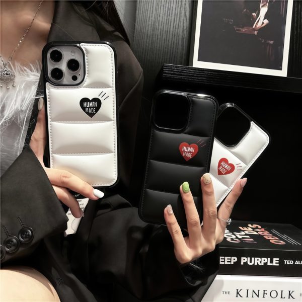 Heart Puffer iPhone Cases